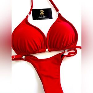 RED PRACTICE BIKINI | WELLNESS SUIT